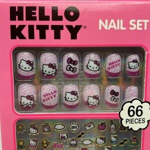 Hello Kitty Nail Set with 66 pieces